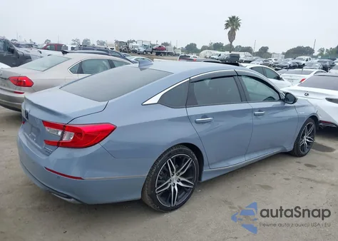 2022 Honda Accord Hybrid Touring from USA, damaged, VIN 1HGCV3F9XNA012181